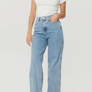 TOMMY JEANS Damski t-shirt w kolorze ecru