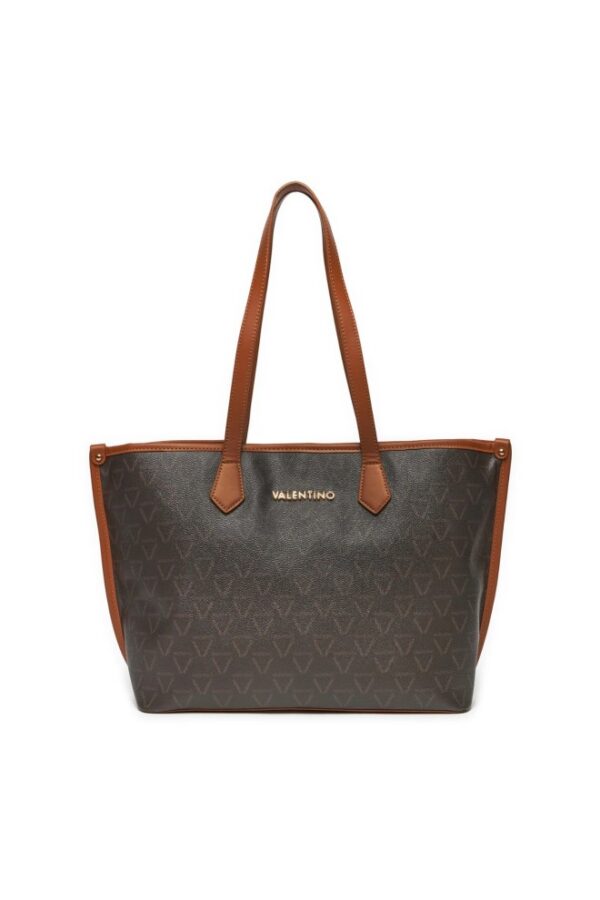 VALENTINO Brązowa damska shopperka Lady Re