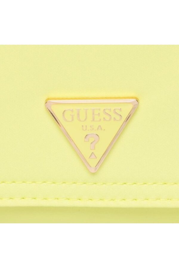 GUESS Żółta torebka z małym portfelikiem eco gemma