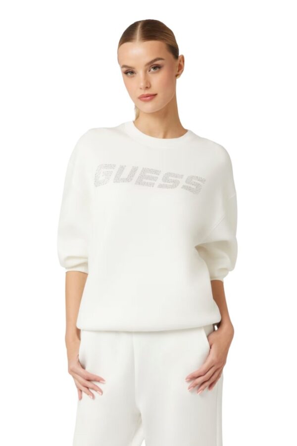 GUESS Damska bluza w kolorze ecru Cecilia