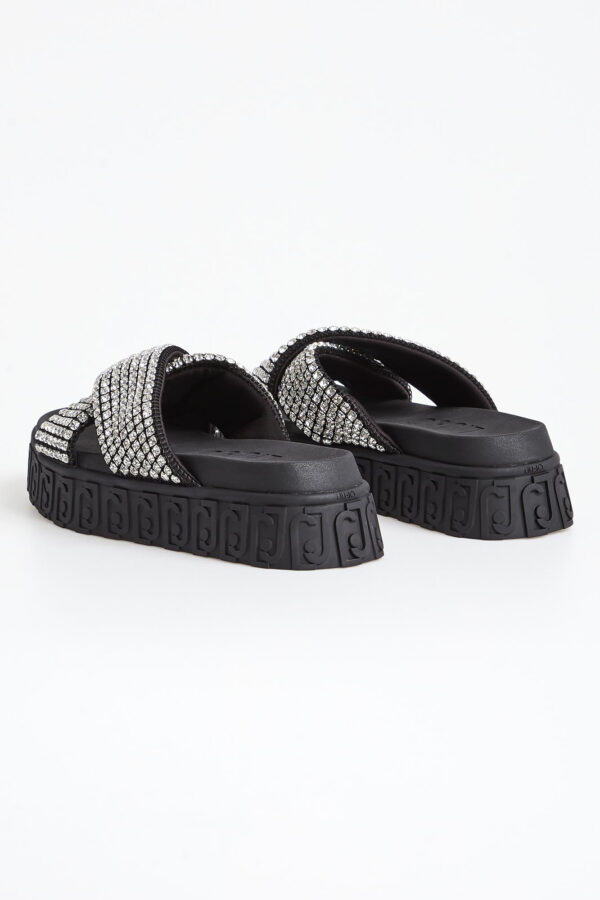 102134a8b2624529935518a646175906440bdeaa Klapki damskie na platformie LIU JO