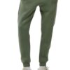 GUESS Zielone męskie spodnie dresowe z lampasami Mickey