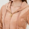 JUICY COUTURE Beżowa damska bluza Robertson Gold Hoodie