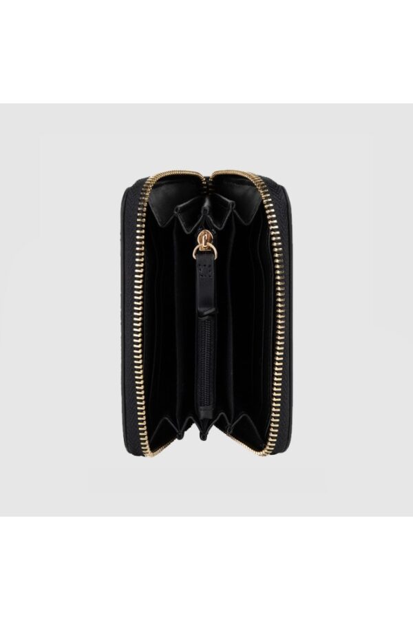 VALENTINO Zestaw czarny portfel damski z lusterkie
