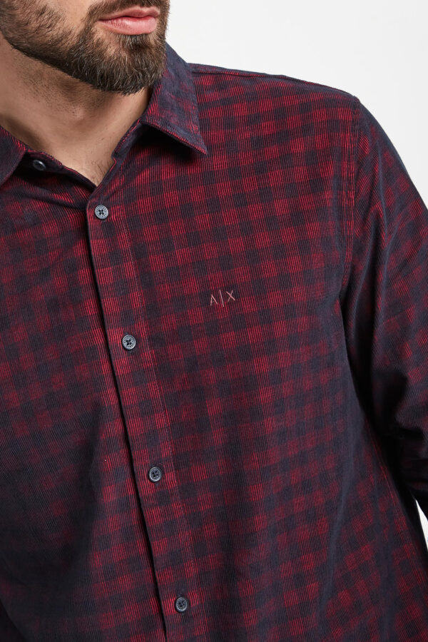 11bfdad547540eb4f84b7d1ece6ba646903810c4 Koszula męska w kratę ARMANI EXCHANGE