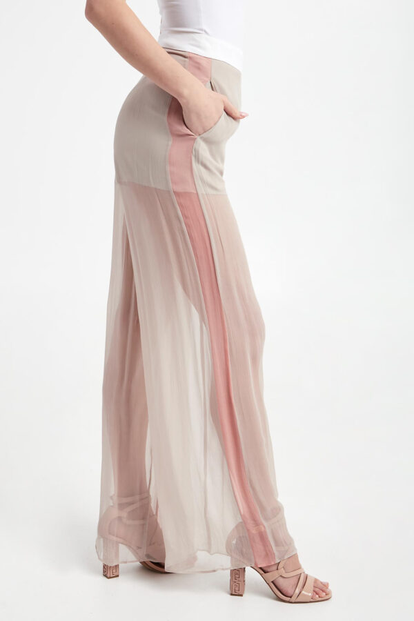 124e0a5d4be2f0eac030e274b39c72a5883f4e47 Spodnie damskie szyfonowe ARMANI EXCHANGE