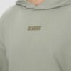 GUESS Zielona bluza męska Dalim Over z kapturem