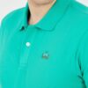 LA MARTINA Szmaragdowe męskie polo z małym logo
