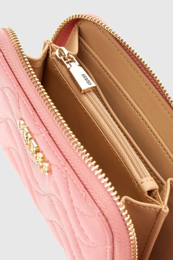 GUESS Różowy portfel damski Melisandra