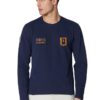 AERONAUTICA MILITARE Granatowy męski longsleeve With Patches