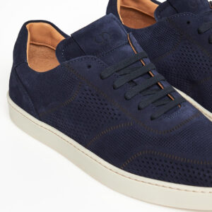 Sneakersy męskie zamszowe CESARE CASADEI