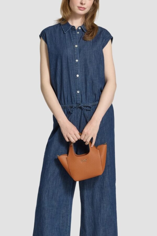 GUESS Brązowa torebka damska Calista 2 w 1 Mini