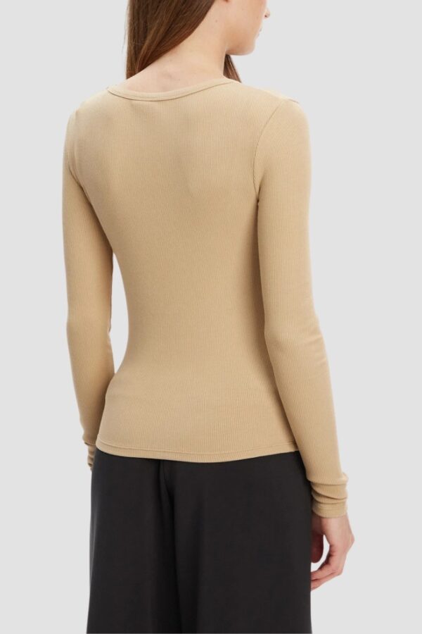 GUESS Beżowy damski longsleeve Colette