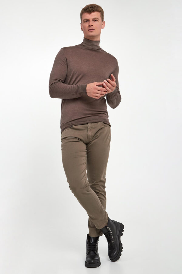 132e1eb7bfe96293cf1abb8c188567e842ab34b7 Golf męski z wełny merino LIU JO