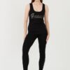 GUESS Czarny damski top Logo Tank