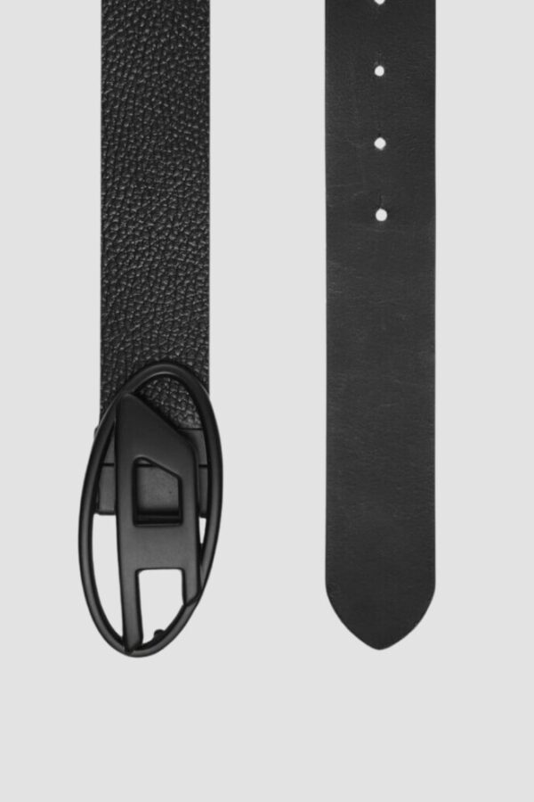 DIESEL Czarny męski dwustronny pasek B-1DR REV II, Rozmiar 105