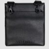JUST CAVALLI Czarna torba męska Range New Logo Metal Circle