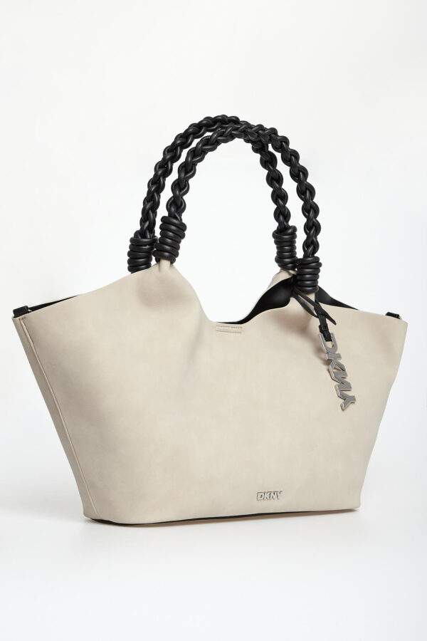 1469909cb75176a82002be75c8ff1b553f4efa22 Torebka damska z imitacji zamszu Paula DKNY