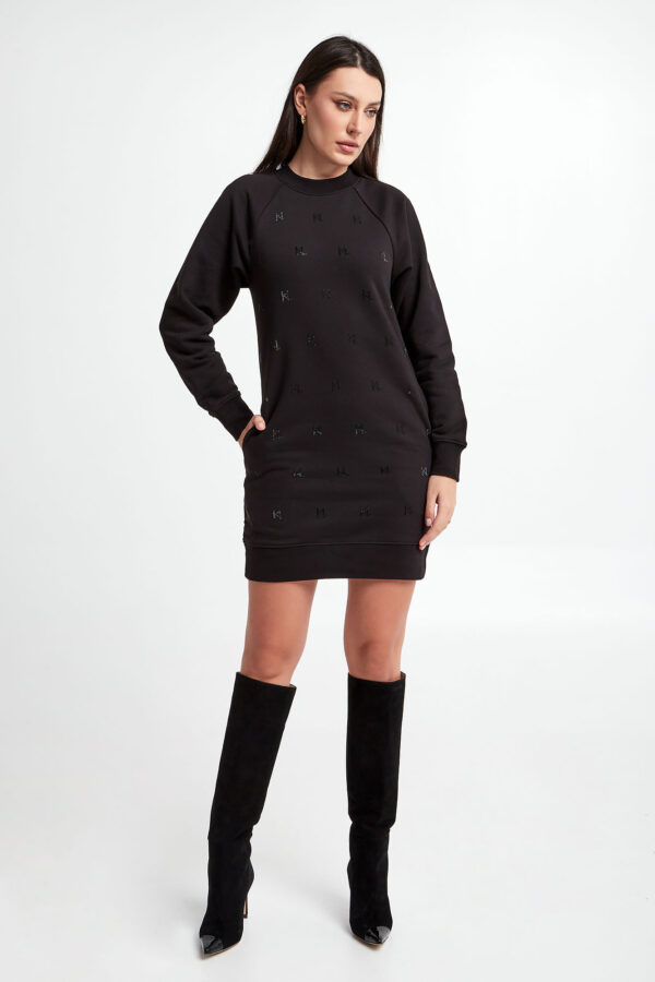 14cad4e90f92680a4c38c35654e54933188174b5 Sukienka dresowa KARL LAGERFELD