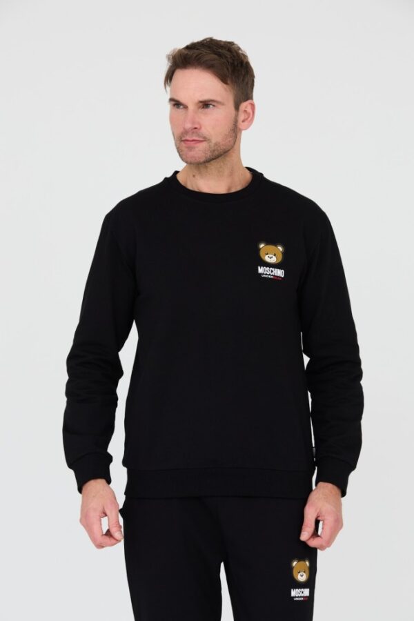 MOSCHINO Czarna męska bluza