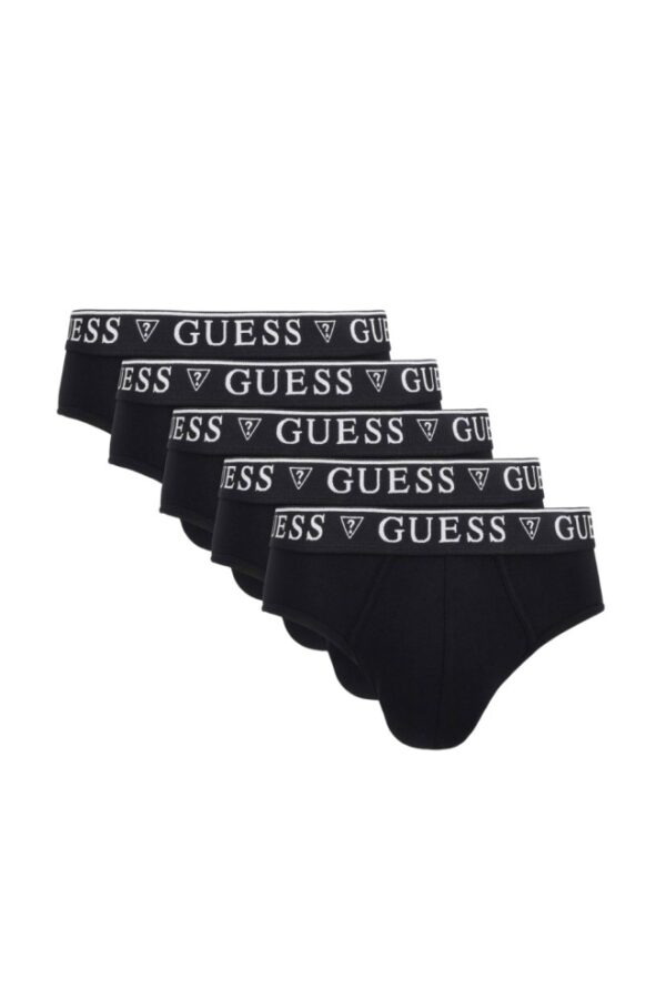 GUESS Zestaw czarnej męskiej bielizny slipy 5 Pack