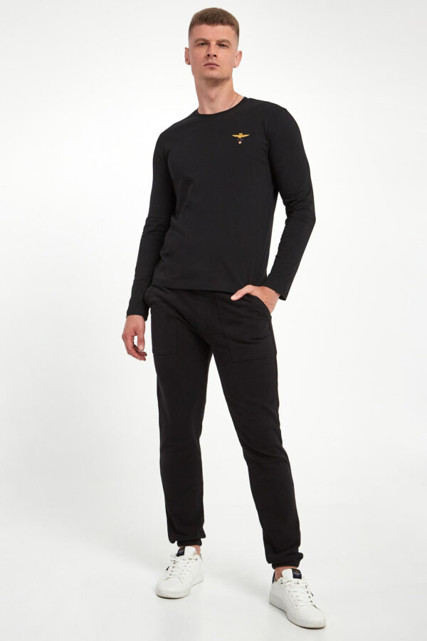 15b6d6495c0bd0f6d9ca678397644131719e4452 Longsleeve męski z logo AERONAUTICA MILITARE