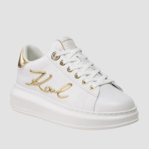 KARL LAGERFELD Białe sneakersy Kapri Signia Lace
