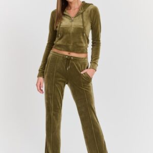 15e18a4a0f408c7bd90bb233aced4adf5b50e197 JUICY COUTURE Damska zielona bluza Madison Hoodie