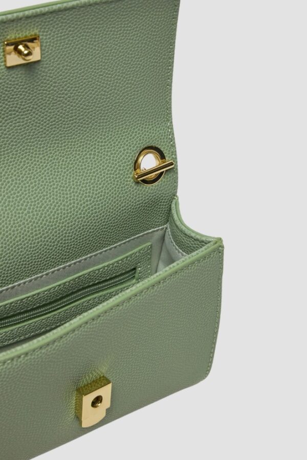 VALENTINO Mała zielona kopertówka Divina Pochette