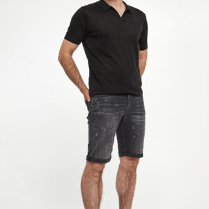 Polo męskie lniane KARL LAGERFELD