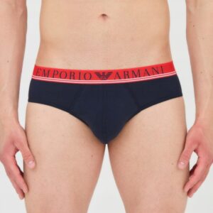 EMPORIO ARMANI Slipy granatowe 3-pack