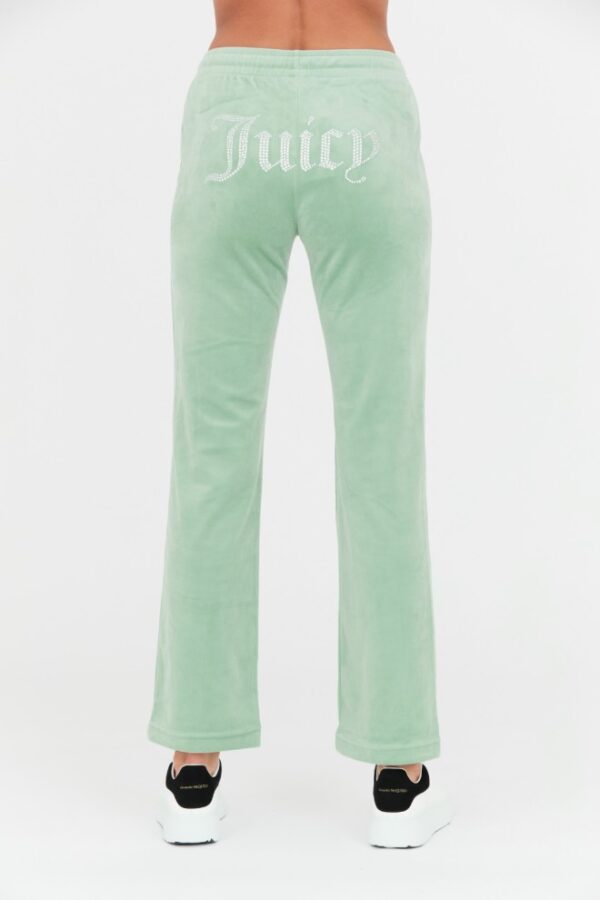 JUICY COUTURE Seledynowe damskie spodnie dresowe Tina