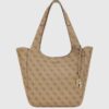 GUESS Beżowa shopperka damska Calista 2 In 1