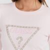 17e972659a992ebbc52a04374810ff482b6de8a7 GUESS Różowy damski sweter Rylie Triangle Logo