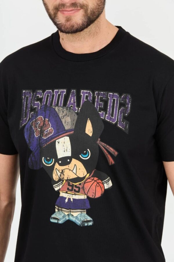 DSQUARED2 Czarny męski t-shirt Cool Fit Tee
