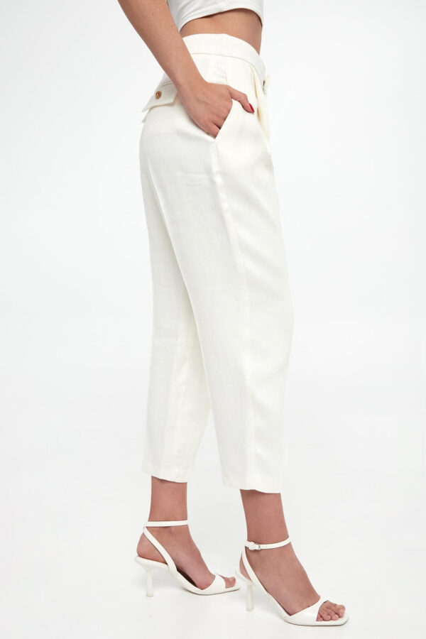 183fd204364851392ee610280da762c3d287e7ea Spodnie damskie lniane ELISABETTA FRANCHI