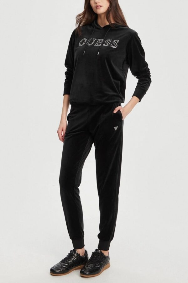 GUESS Czarne damskie spodnie dresowe Couture