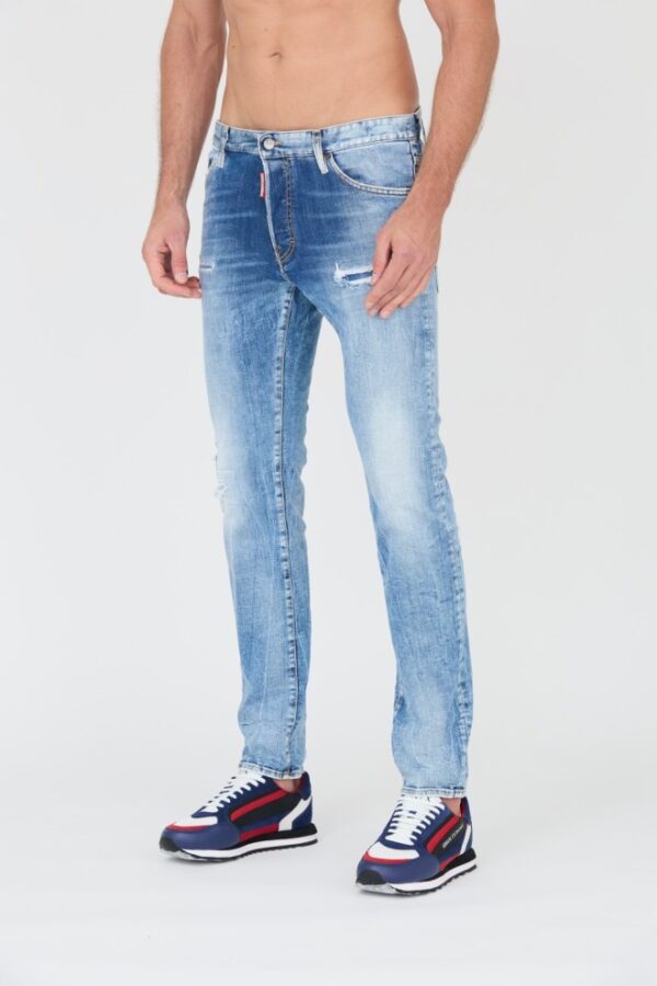 DSQUARED2 Niebieskie męskie jeansy Cool Guy Jean, Rozmiar 50
