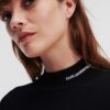 KARL LAGERFELD Czarny golf damski Classic Turtle Neck