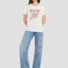GUESS Biały t-shirt damski Love Tee