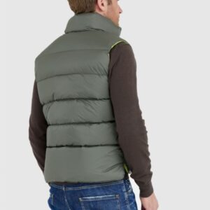 BLAUER Zielony puchowy bezrękawnik męski Sebastian