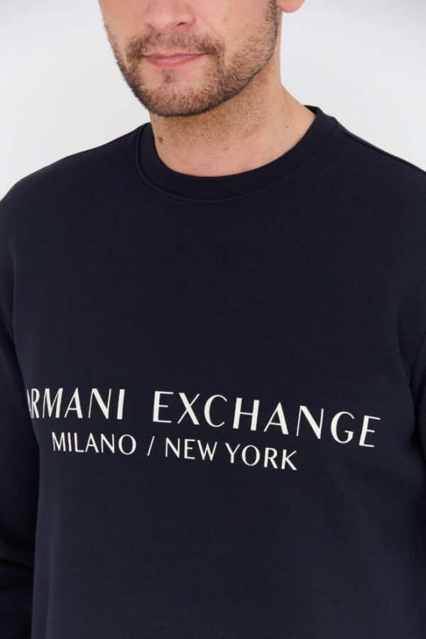 ARMANI EXCHANGE Granatowa męska bluza