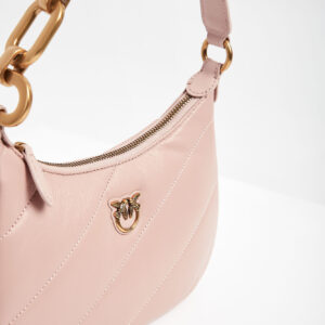 1b3fdb8692dc68ac280930551ca75ad35106dd53 Torebka damska Half Moon Mini Maxi Quilt PINKO