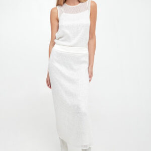 Top damski z jedwabiem PESERICO