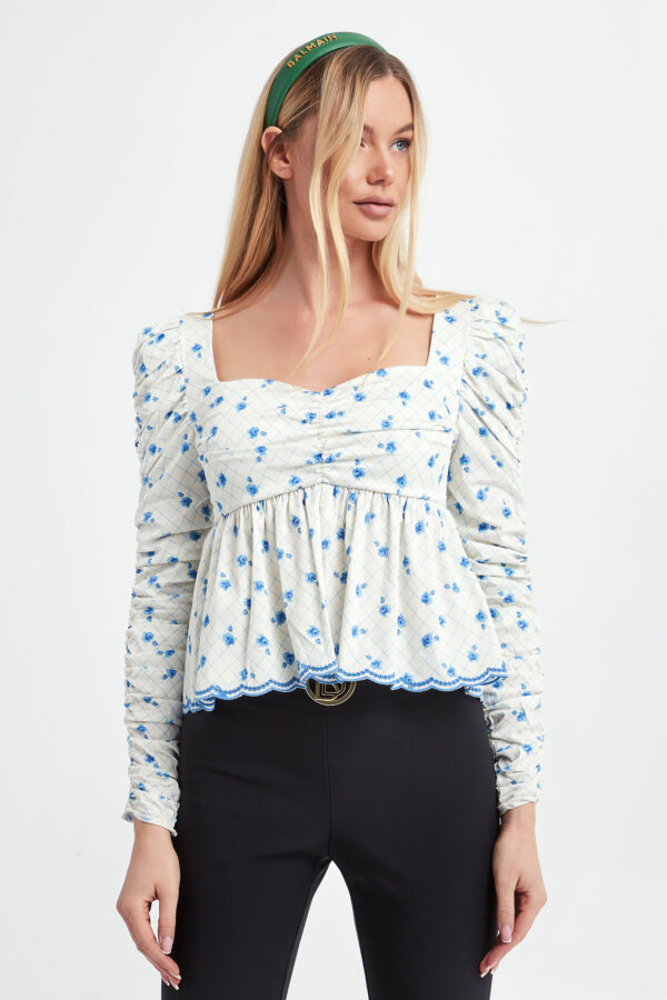 1bca3400bc40dc514b956734899fa0d2d00699c4 Bluzka damska w kwiaty NOTES DU NORD