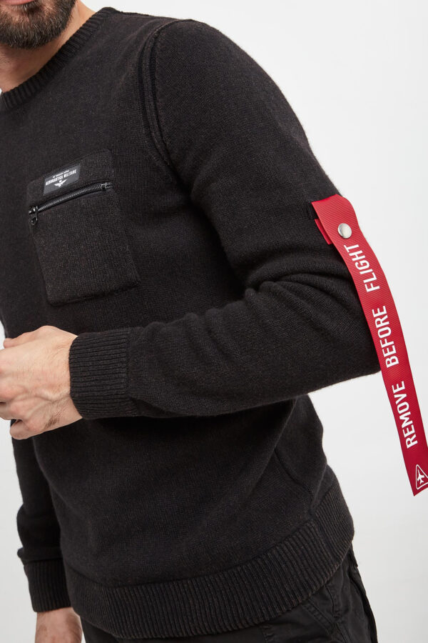 1bd37ae9bcc3f757d0d3bff67f3024c91d381dd3 Sweter męski wełniany AERONAUTICA MILITARE