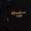 1c03515a4a1a0daee5f568b16647f99b09f3ed14 MOSCHINO Czarne szorty damskie ze złotym logo