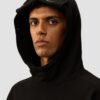 1c72b5df089ac62f15ea501512e7c6712310e0f5 C.P. COMPANY Czarna męska bluza z kapturem Sweat Hooded