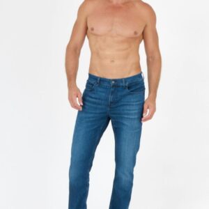 7 FOR ALL MANKIND Granatowe jeansy męskie SLIMMY