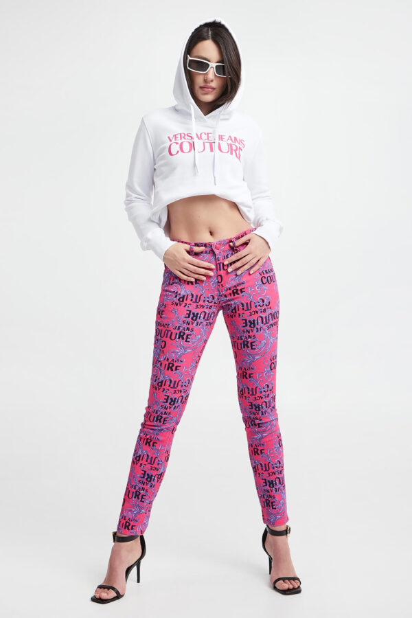 1dc0b7ddea5d8533ea6bb30585f3b30d44bffcec Bluza dresowa damska VERSACE JEANS COUTURE